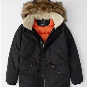 Abercrombie and Fitch down filled parka jacket a&f